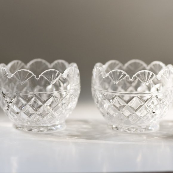 Vintage Shannon Crystal Designs of Ireland | Trinket Bowl | Set of 2 - Picture 5 of 9